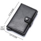 RFID Card Holder Business Wallet【Black/Coffee Colors】